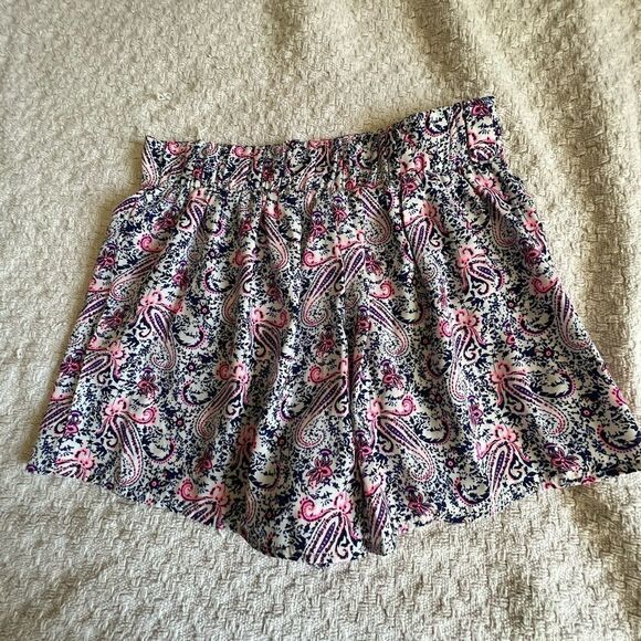 Charlotte Russ shorts pink and black pattern on white background size S - Picture 2 of 6